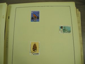 CUBA, 100s & 100s of Stamps mostly hinged on Scott pages