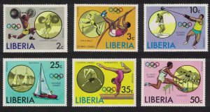 Liberia Olympic Games Montreal 6v 1976 MNH SG#1270-1275