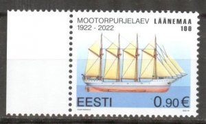 Estonia 2022 Sailing Ships Laanemaa MNH