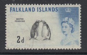 Falkland Islands, Scott 130 var (SG 195a), used, De La Rue Printing