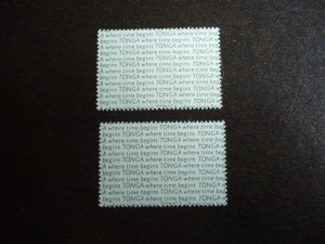 Stamps - Tonga - Scott# 532-533 - Mint Never Hinged Part Set of 2 Stamps