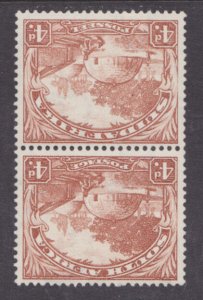 South Africa SG46aw MNH. 1932 4p Pair w/ Inverted Watermark  