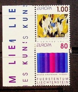 LIECHTENSTEIN Sc 995-6 NH ISSUE OF 1993 - EUROPA