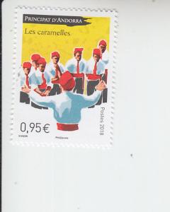 2018 Fr Andorra The Caramelles (Scott 789) MNH
