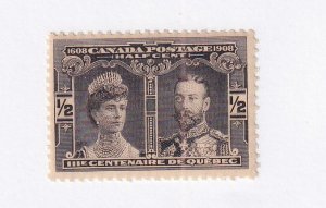 CANADA # 96 VF-MNH 1/2cts QUEBEC ISSUE CAT VALUE $45 YET ANOTHER BARGAIN AT 20%