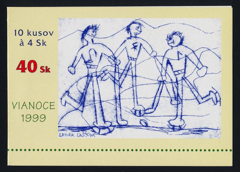 Slovakia 342 Booklet MNH Christmas