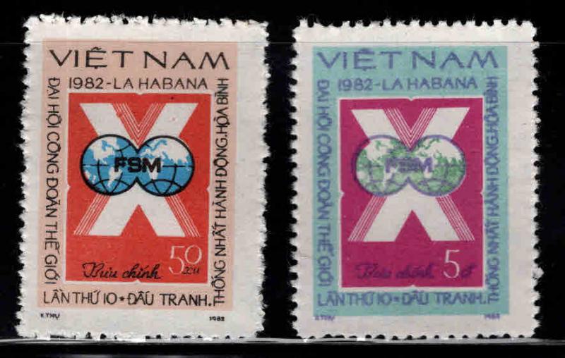 Unified Viet Nam Scott 1165-1166 NGAI  1982 set