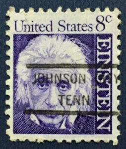 USA 1966 Prominent Americans Albert Einstein 8c Used SC#1285 U4680