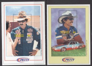 Grenada Grenadines 2349-2350 Richard Petty Souvenir Sheets MNH VF
