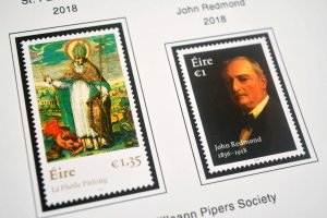 COLOR PRINTED IRELAND 2011-2020 STAMP ALBUM PAGES (60 illustrated pages)