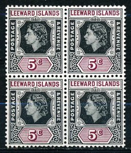 Leeward Islands #138 Block of 4 MNH