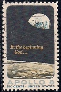 1371 6 cent Apollo 8 Mission XF used