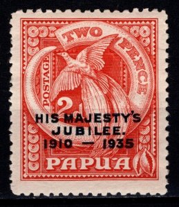 Papua 1935 George V Silver Jubilee, 2d [Unused]