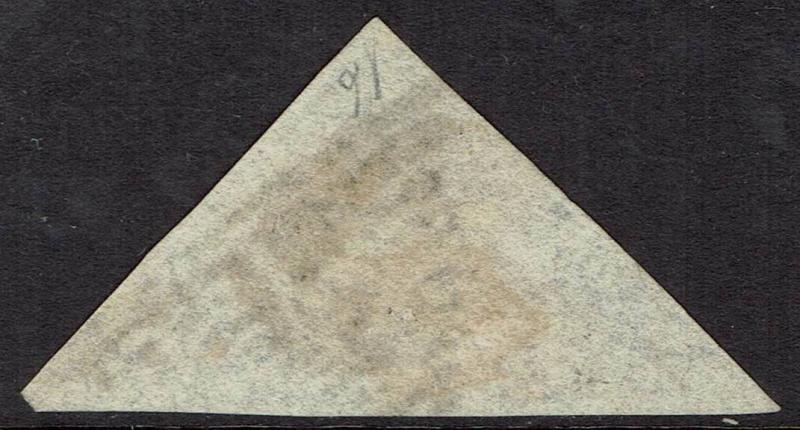 CAPE OF GOOD HOPE 1863 TRIANGLE 6D USED 