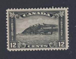 Canada  Stamp; #174-12c Quebec Citadel MH VF Guide Value = $50.00