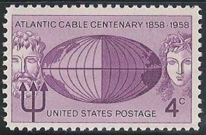 Scott: 1112 United States - Atlantic Cable Centenary - MNH