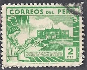 PERU #375, USED , 1938 - PERU072