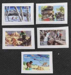 US MNH #5475-5479 5 Singles The Great Outdoors (.55)