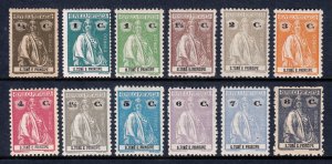 St. Thomas and Prince Islands - Scott #194//210 - MH - Short set - SCV $3.30