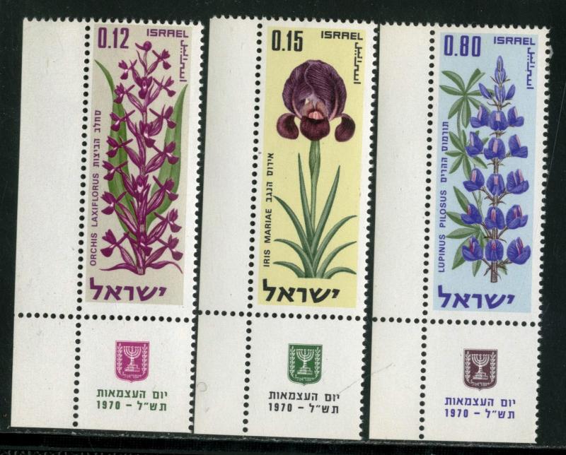 ISRAEL #414-415-416, MINT NH SET OF 3 STAMPS - 1970 - ISRAEL051