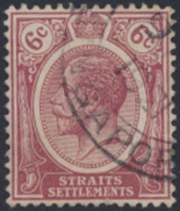 Straits Settlements  SC# 188  Used  wmk crown CA script   see details & scans