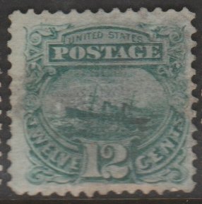 U.S. Scott Scott #117 Maritime Ship Stamp - Used Single