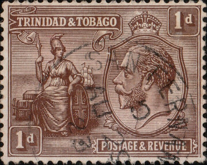 TRINIDAD & TOBAGO 1923  SAN FERNANDO / TRINIDAD  index G ds on SG208 -Ref.830b