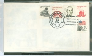 US 1846/1905 1984 flight cover Baltimore - Washington Intl