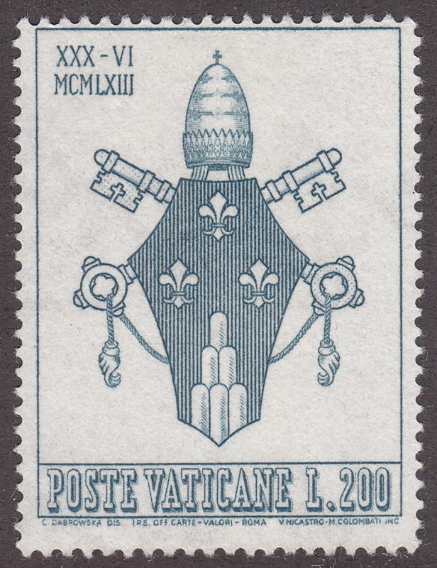 Vatican City 368 Keys of St. Peter 1963