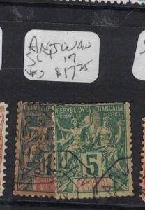 French Anjouan SC 4, 7 VFU (3dub)