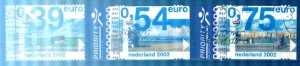 Netherlands 2002 Euro Coins Banknotes Mi. 1977-9 Used