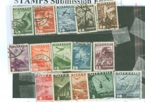 Austria #C32-46 Used Single (Complete Set)