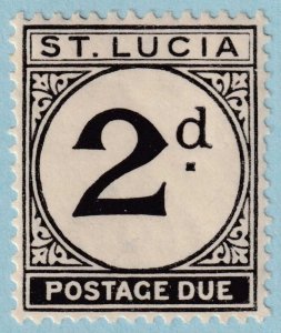 ST. LUCIA J4 MINT HINGED OG *  NO FAULTS VERY FINE!