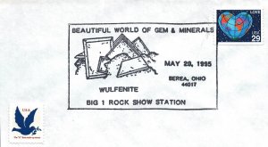 US SPECIAL EVENT CANCEL COVER BIG 1 ROCK SHOW STATION GEM & MINERALS BEREA OHIO