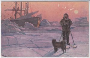 NORWAY - POLAR CRUISE - POLHAVET 4-8-1924 POSTAL CARD - Very rare and HV