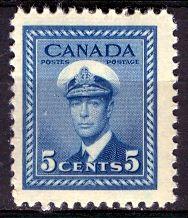 Canada; 1942: Sc. # 255: */MH Single Stamp