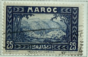 AlexStamps FRENCH OFFICES IN MOROCCO #131 VF Used 