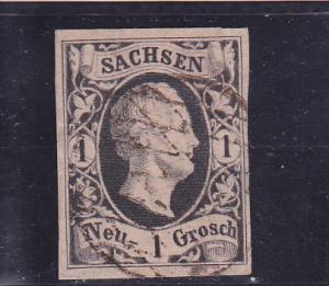 Saxony  Scott#  5  Used