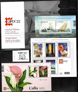 Canada Mint NH Souvenir Sheet (Capex 22) June 9-12 (Full KIT) + Picture postage