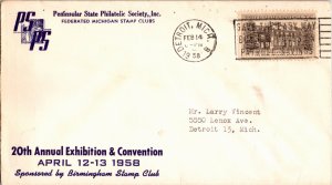 United States, Michigan, Slogan Cancel, Stamp Collecting