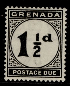 GRENADA GV SG D12, 1½d black, LH MINT. Cat £14.