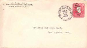 United States U.S. R.P.O.'s San B'd'no & San J'c'nto 1907 987-I-1  Postal Sta...