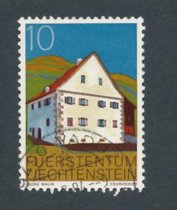 Liechtenstein 1978 Scott 638 used - 10rp, Farmhouse, Triesen