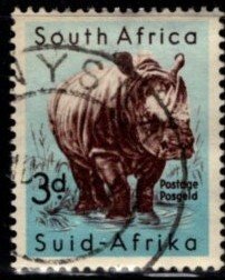 South Africa - #204 White Rhinoceros - Used