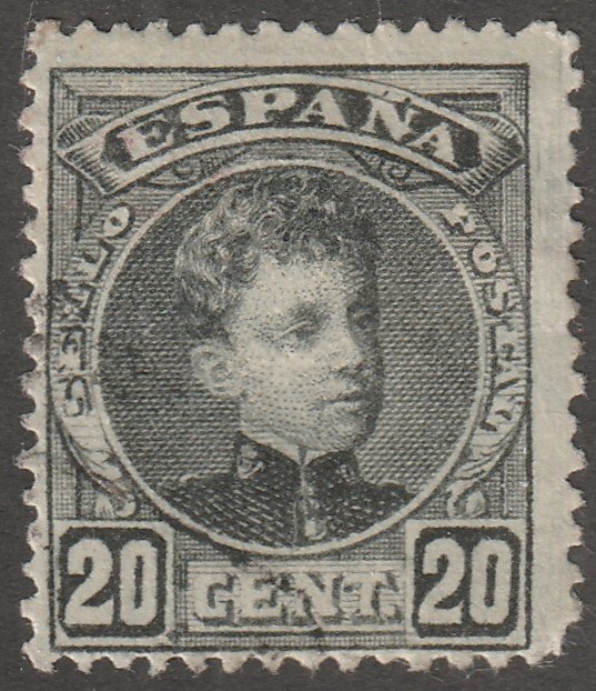 Spain, stamp, Scott#278,  used, hinged, 20, cents,