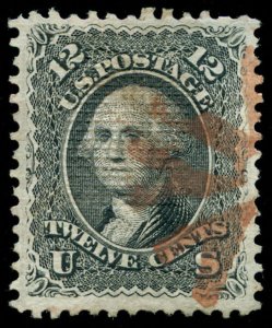 momen: US Stamps #90 Used PSE Graded VF-80 LOT #87755