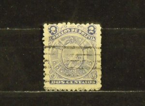 15401   BOLIVIA   Used # 36      Perf. 11                CV$ 5.00