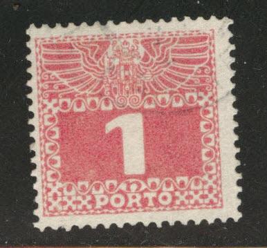 Austria Scott J34 Used from 1910-1913 postage due set