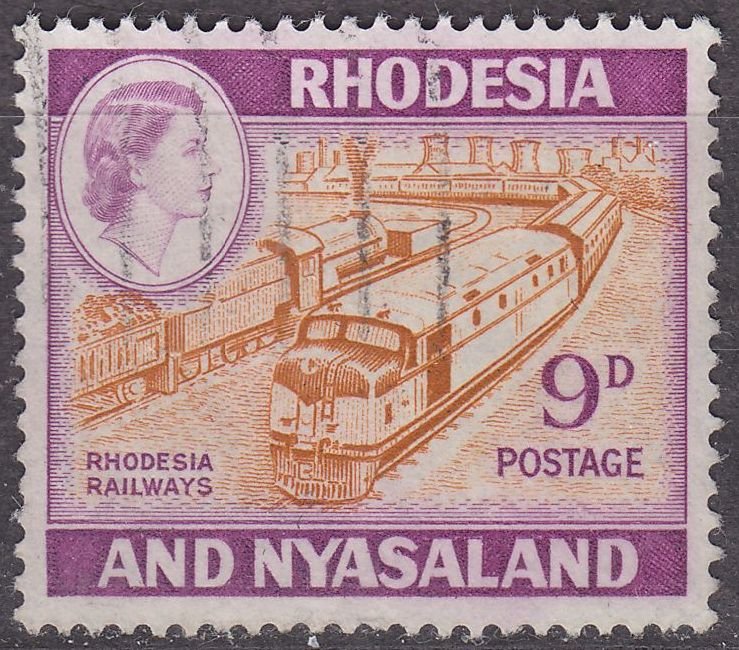 RHODESIEN RHODESIA [Nyassaland] MiNr 0026 ( O/used ) Eisenbahn