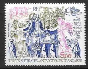 FRENCH SOUTHERN & ANTARCTIC TERRITORIES SG256 1989 FRENCH REVOLUTION MNH 